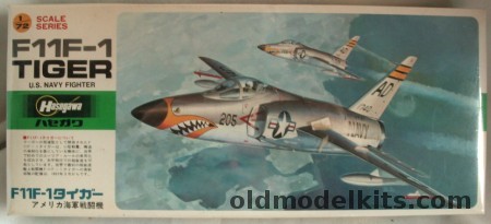 Hasegawa 1/72 Grumman F11F-1 Tiger - (F11F1) Navy VF-21, D17 plastic model kit